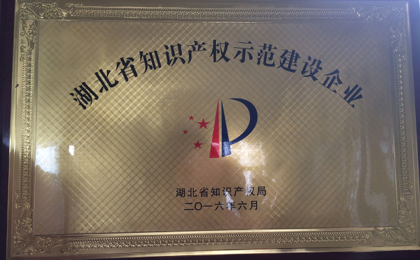 湖北昌利公司荣获“知识产权示范建设企业”称号 湖北昌利公司荣获“知识产权示范建设企业”称号